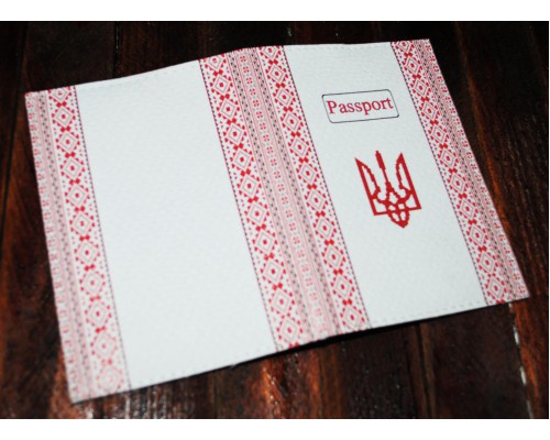 Обложка на паспорт Украина -Вышиванка-