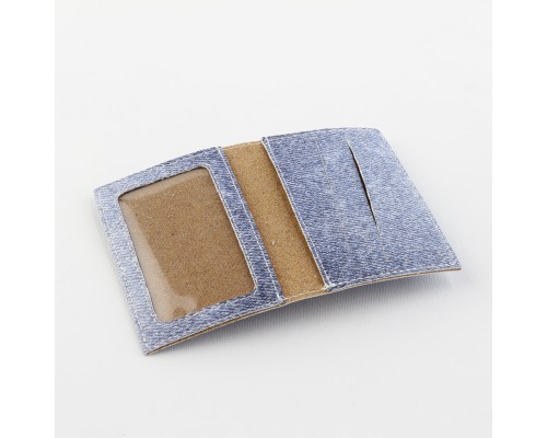 Обложка для ID карты (биометрического паспорта) -Джинс-