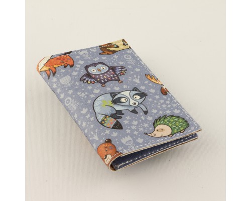 Обложка для ID карты (биометрического паспорта) -Лесные жители-