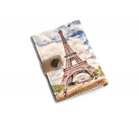 Обложка для ID паспорта -Эйфелева башня-