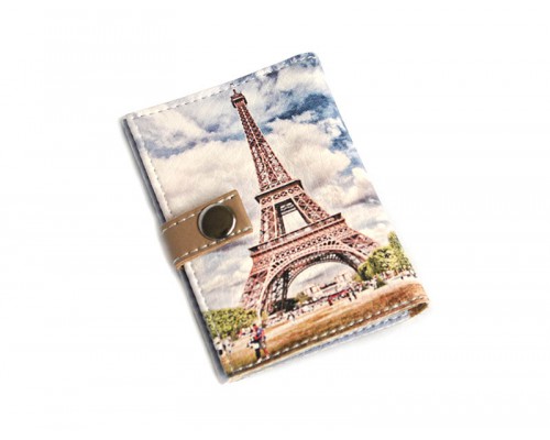 Обложка для ID паспорта -Эйфелева башня-