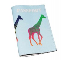 Обложка для паспорта -Жирафы-