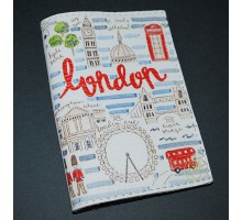 Прикольная обложка на паспорт -Прогулка по Лондону-