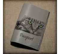 Обложка женская для паспорта -Кошечка-