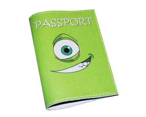Обложка для паспорта -Монстрик-(ТОЛЬКО ДЛЯ ОПТОВОГО ЗАКАЗА)