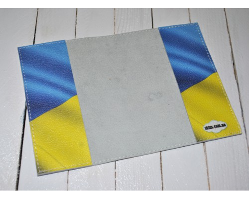 Кожаная  обложка для паспорта -Симпсон патриот-