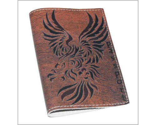 Обложка мужская для паспорта -Drakon-
