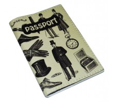 Мужская обложка для паспорта -Джентельмен-