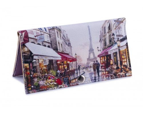 Женский кошелек -Пара в Париже-. Ручная работа
