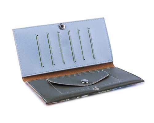 Женский кошелек -Цветные совы-. Ручная работа