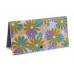 Женский кошелек -Разноцветные цветы-. Ручная работа