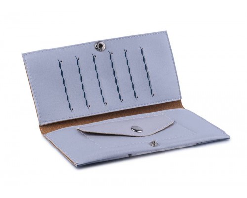 Женский кошелек -Грустный мопс-. Ручная работа