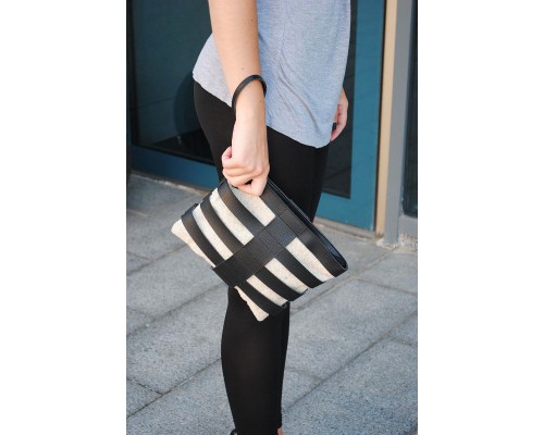 Женский клатч бежевый Bandelette