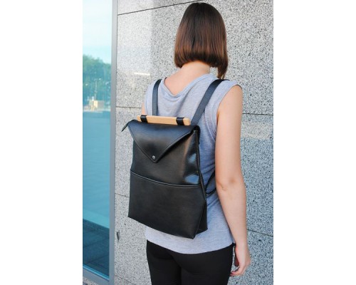 Рюкзак женский черный по дропшиппингу