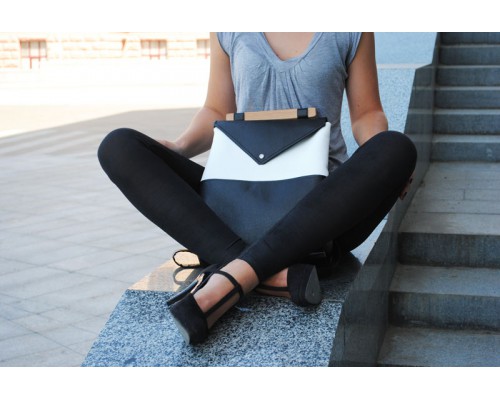 Женский рюкзак "Skins Black-White"