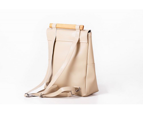 Женский кожаный рюкзак Skins "Caramel"