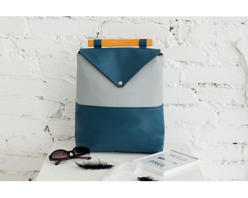 Женский кожаный рюкзак Skins "Chicago Blues"