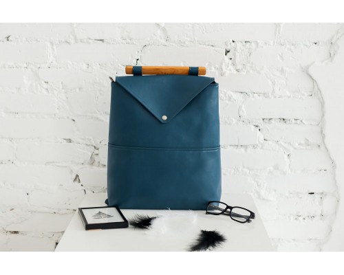 Женский кожаный рюкзак Skins "Ocean"