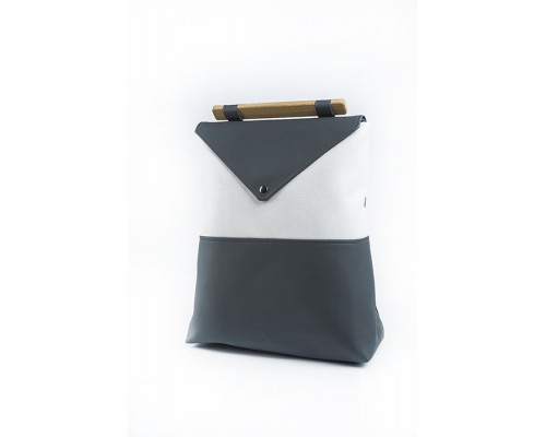 Женский городской рюкзак Skins "White and Grey"