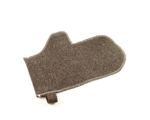 Подарочный набор для бани "Профи", коричневая шерсть