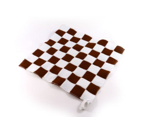 Подарочный набор для бани "Клетка", коричневый