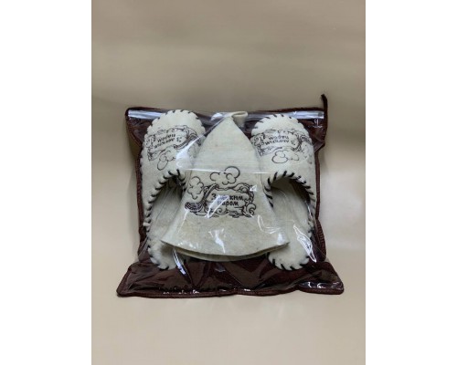 Подарочный набор для бани 3 в 1 "З легким паром"