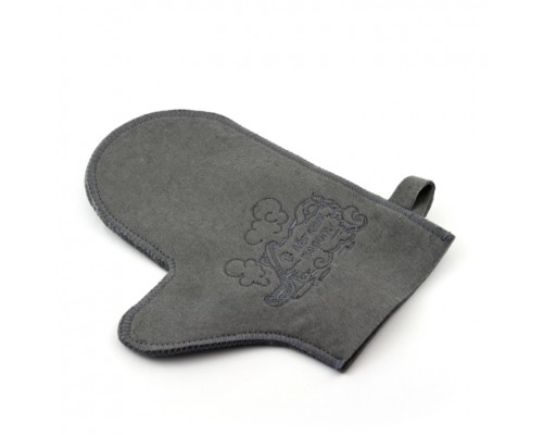 Подарочный набор для бани 5в1 фетровый (серый)