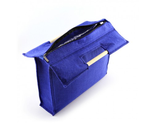 Подарочный набор для бани 5в1 фетровый (синий)