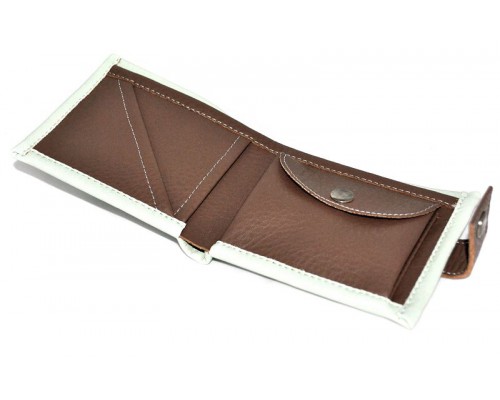 Детский кошелек "Мопс на зеленом фоне"