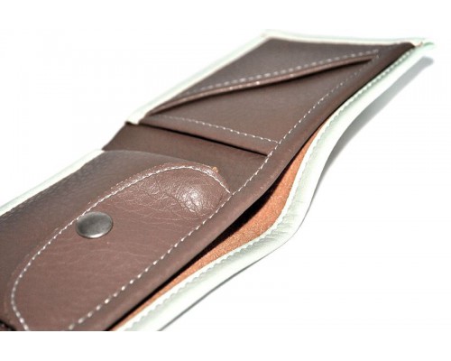 Детский кошелек "Мопс на зеленом фоне"