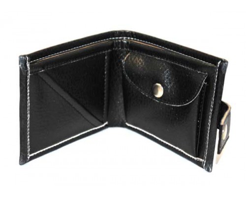 Женский кошелек из экокожи "Листья графика"