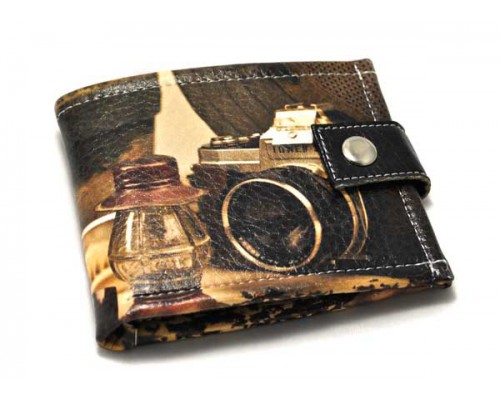 Кошельки с клапаном и кнопкой оптом