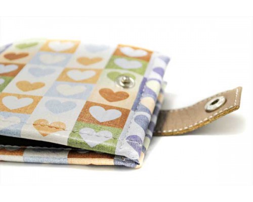 Женский кошелек "Теплые сердца" 