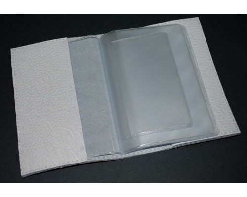 Обложка на автодокументы кожа -Вертикаль-