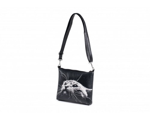 Женская сумка через плечо "Кот"