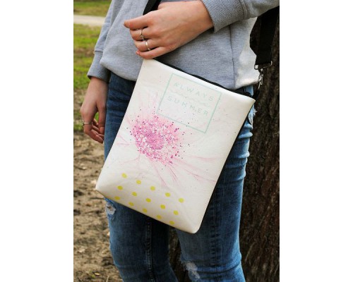 Удобная сумка через плечо "Always summer"