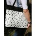 Женская сумка-шоппер "Горошек"