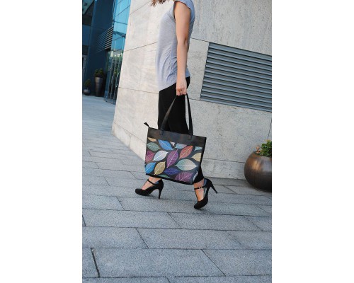 Женская сумка-шоппер "Листья"