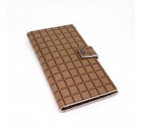 Тревел-кейс для документов, карточек и денег "Шоколадная плитка"
