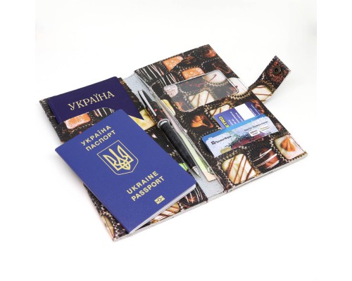 Тревел-кейс для документов, карточек и денег "Сладкая жизнь"