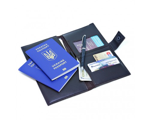 Тревел-кейс на 2 паспорта для авиабилетов "Шоколад"