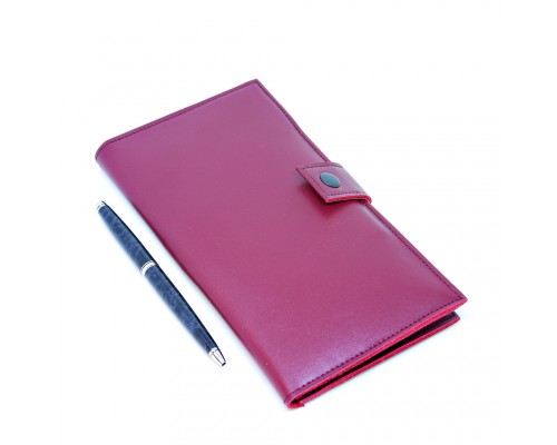 Тревел-кейс на 2 паспорта для авиабилетов "Wine"