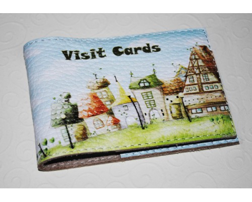 Кожаные визитницы с логотипом 