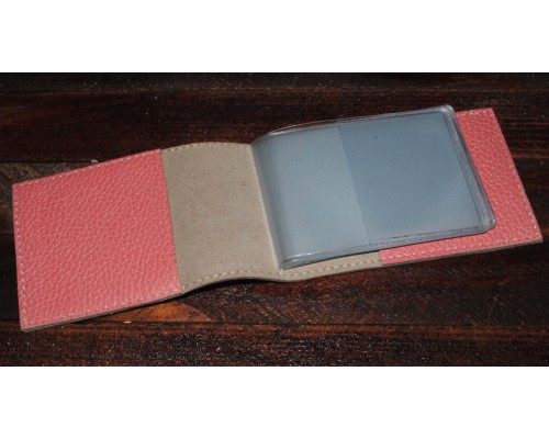 Визитница из экокожи -Нарисованный город-