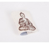 Кожаная обложка для паспорта -Будда-